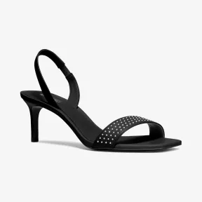 迈克高仕/Michael Kors Mila 铆钉皮质凉鞋 40T9MIMA1L001