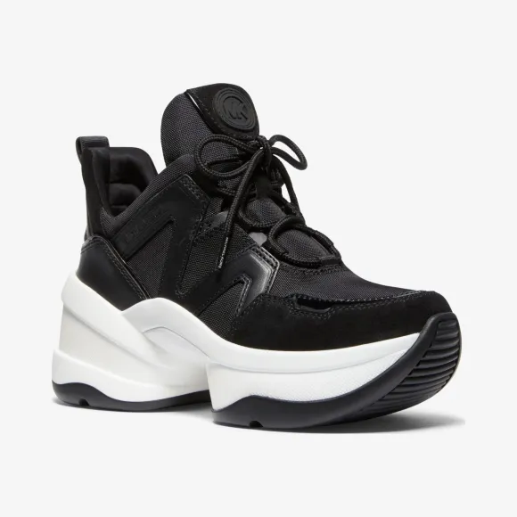 迈克高仕/Michael Kors Olympia 拼色运动鞋 43T9OLFS7D012