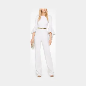 迈克高仕/Michael Kors 弹力羊毛绉纱束带连身裤 453PKK001-0100