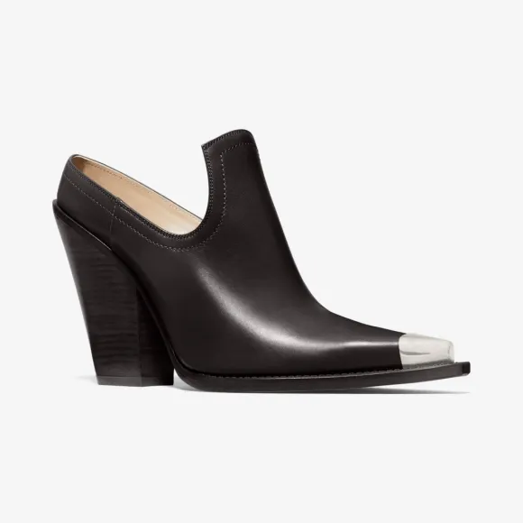 迈克高仕/Michael Kors Kory 皮革穆勒鞋 46T0KOHP1L-0001