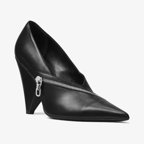 迈克高仕/Michael Kors Meghan Runway 皮质中跟鞋 46T7MEHP2L001