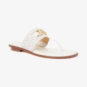 迈克高仕/Michael Kors  Camila 老花人字凉拖 49T1CAFA1B132