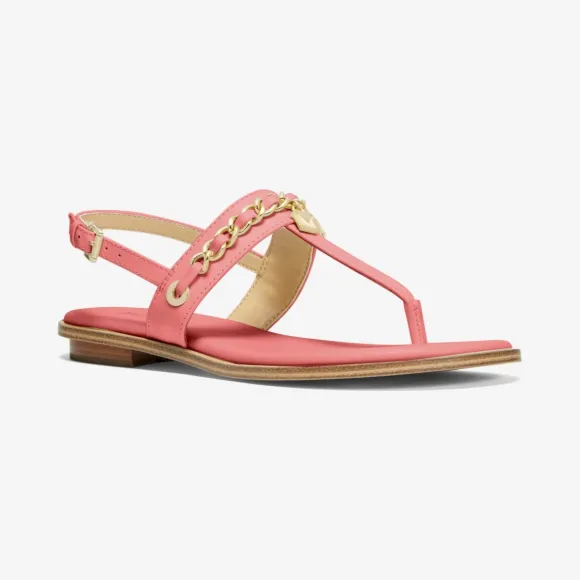 迈克高仕/Michael Kors Elsa 皮革凉鞋 49T9ESFA2L-1227