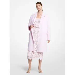 迈克高仕/Michael Kors 纯色翻领大衣 女士 粉色 大衣 509DKU512682