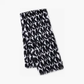 迈克高仕/Michael Kors 女士 MK 字母毛绒围巾 537996001