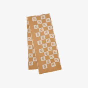 迈克高仕/Michael Kors 棋盘格羊毛围巾 538556252