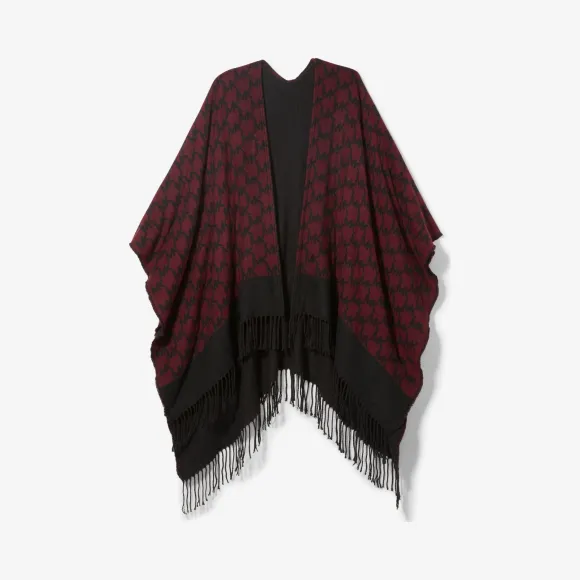 迈克高仕/Michael Kors 徽标提花 Ruana 539220-2985