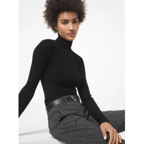 迈克高仕/Michael Kors 弹力粘胶纤维高领连体衣 604AKR960-0001