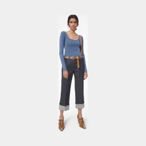 迈克高仕/Michael Kors 罗纹美利奴羊毛圆领毛衣 619AKR961-1938