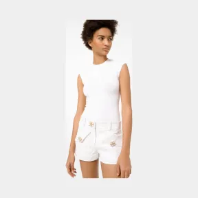 迈克高仕/Michael Kors 弹力粘胶帽袖紧身连衣裤 621AKM960-0100