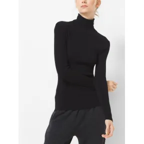 迈克高仕/Michael Kors 弹力粘胶高领衫 638AKH954-0001