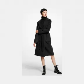 迈克高仕/Michael Kors 羊毛裹身大衣 77B5159M22-0001