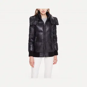 迈克高仕/Michael Kors 女士 中长款高领棉服 77T4306M82001