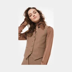 迈克高仕/Michael Kors 人字纹羊毛-Melton 马甲 800AKN524A-2656