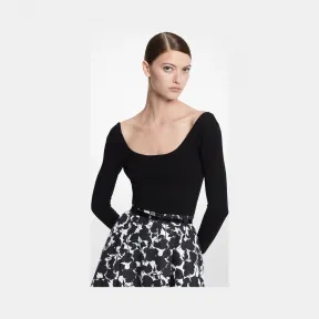 迈克高仕/Michael Kors 弹力粘胶纤维汤匙背连体衣 AK037Y0006-0001