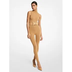 迈克高仕/Michael Kors 高领无袖连体衣 女士 驼棕色 连体衣 BK425Y0003251