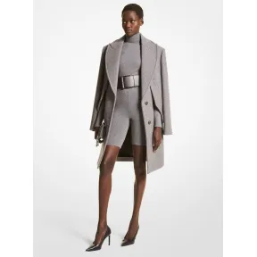 迈克高仕/Michael Kors 羊毛大衣 女士 深灰色 大衣 BO580F0092039