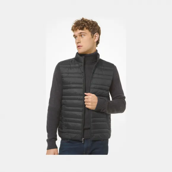 迈克高仕/Michael Kors 绗缝羽绒背心 CS120112TR-0001