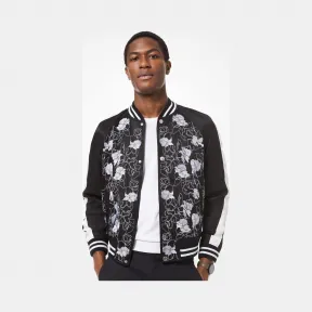 迈克高仕/Michael Kors 印花拼色棒球外套 CS92E886FW001