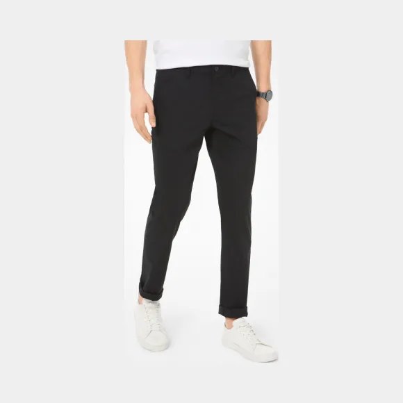 迈克高仕/Michael Kors 修身水洗府绸斜纹棉布裤 CS93CTF4JJ-0001