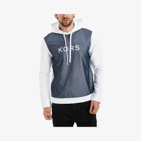 迈克高仕/Michael Kors Kors 印花拼色连帽卫衣 CS95H775MF100