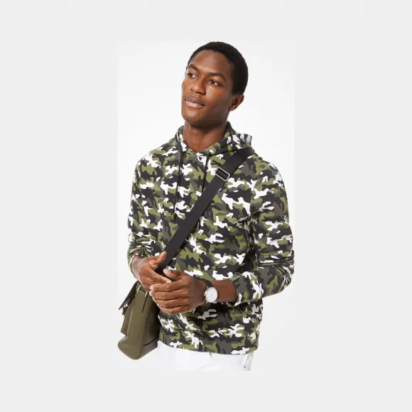 迈克高仕/Michael Kors 迷彩印花连帽卫衣 CS95H876HU310