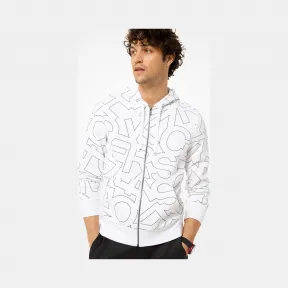 迈克高仕/Michael Kors Kors 印花拉链连帽外套 CS95H8R6HZ100