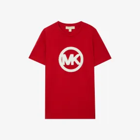 迈克高仕/Michael Kors 圆领Logo短袖 JF150I897J609