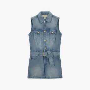 迈克高仕/Michael Kors无袖牛仔连体裤 JU2817Y5ME973