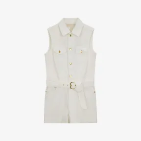 迈克高仕/Michael Kors无袖牛仔连体裤 JU2817YBUG100