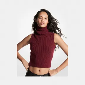 迈克高仕/Michael Kors 罗纹弹力尼龙高领背心 MF1606TFJW-8928