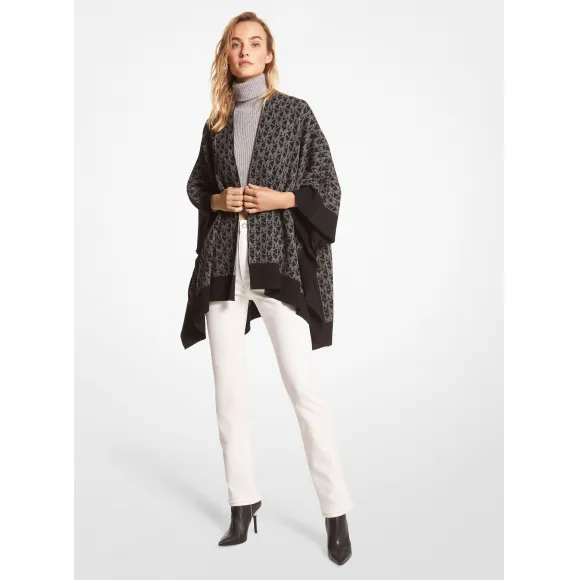 迈克高仕/Michael Kors提花针织披肩 MF260HL46G004