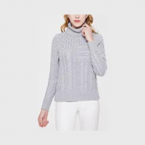 迈克高仕/Michael Kors 女士 格纹设计高领毛衣 MF96P0MCHM036