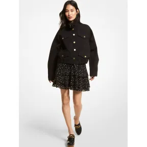 迈克高仕/Michael Kors 棉帆布风衣 MH1204BD0X-0001