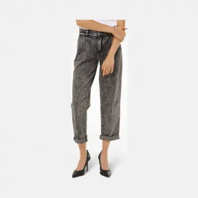 迈克高仕/Michael Kors 女士 水洗风宽松卷边牛仔裤 MH99CT4EDX001