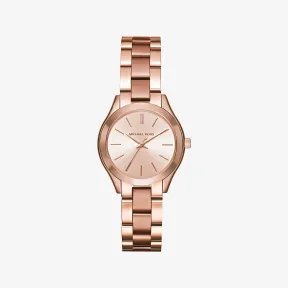 迈克高仕/Michael Kors Mini Slim T台玫瑰金腕表  MK3513622