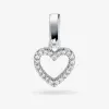 迈克高仕/Michael Kors 银色心形镶钻手链吊坠 MKC1072040