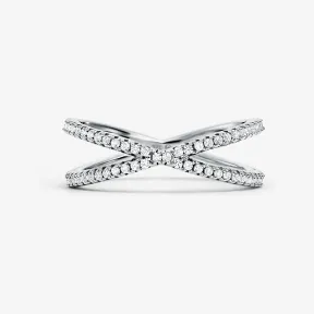 迈克高仕/Michael Kors “X” 造型银色戒指 MKC1112040