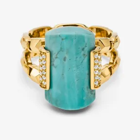 迈克高仕/Michael Kors Mercer Link 金色半宝石戒指 MKC1153AL710340