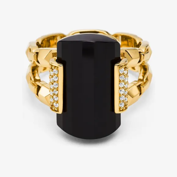 迈克高仕/Michael Kors Mercer Link 金色半宝石戒指 MKC1153AM710001