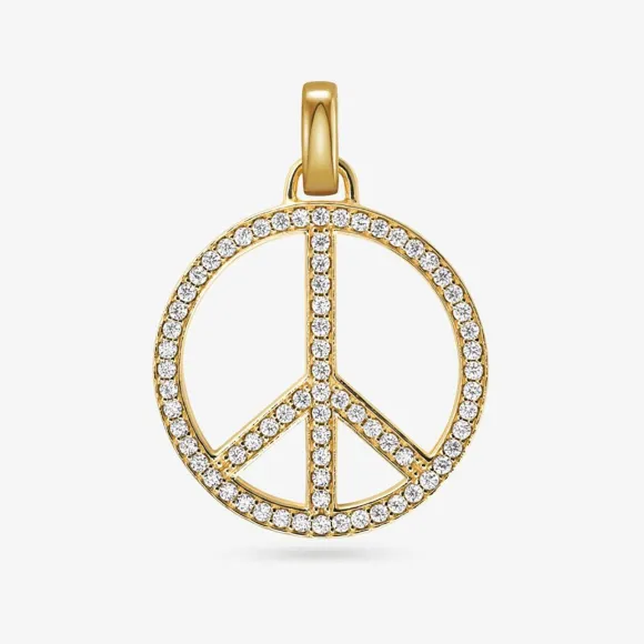 迈克高仕/Michael Kors 和平标志图案吊坠 MKC1171AN710710