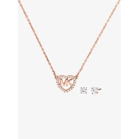 迈克高仕/Michael Kors 女士 品牌 Logo 心形项链套装 MKC1173AN791791