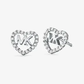 迈克高仕/Michael Kors 女士 心形 Logo 钻饰耳钉 MKC1243AN040040