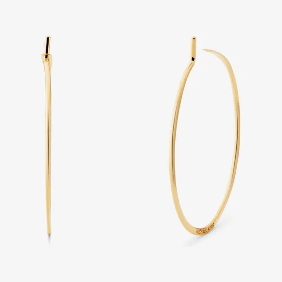 迈克高仕/Michael Kors 镀贵金属纯银耳语迷你圈形耳环 MKC1409AA-0710