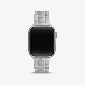 迈克高仕/Michael Kors 用于 Apple Watch 的 Pav 银色表带 MKS8006-0040