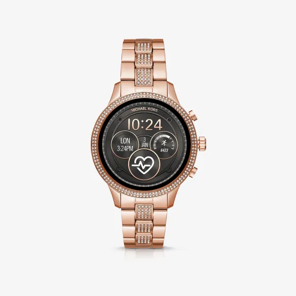 迈克高仕/Michael Kors Runway 玫瑰金精钢智能腕表 MKT5052622