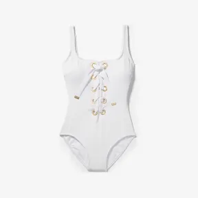 迈克高仕/Michael Kors 系带泳衣 MM43456-0100