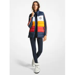 迈克高仕/Michael Kors MICHAEL KORS X ellesse 拼色马甲 女士 藏青/橙/红/白 马甲 MR320AK5KE117