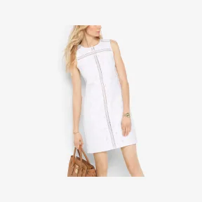 迈克高仕/Michael Kors 无袖圆领提花连衣裙 MS78WVE643100