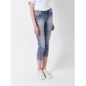 迈克高仕/Michael Kors 复古水洗牛仔铅笔裤 MS79CLMN37967